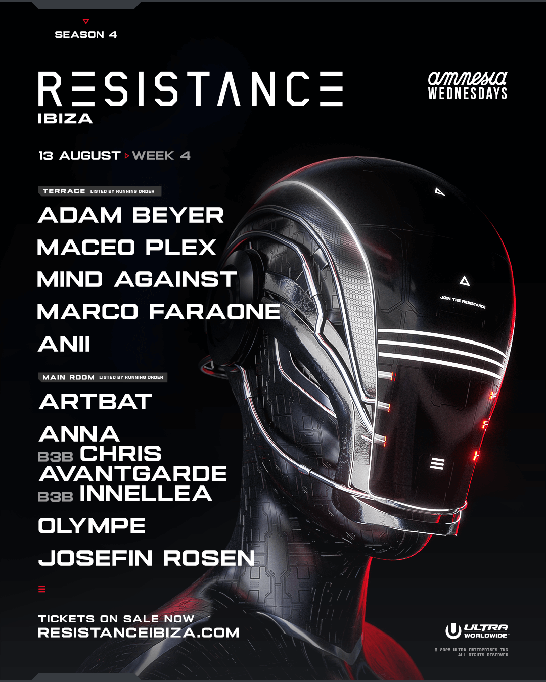 RESISTANCE Ibiza Aug 13 Week 4