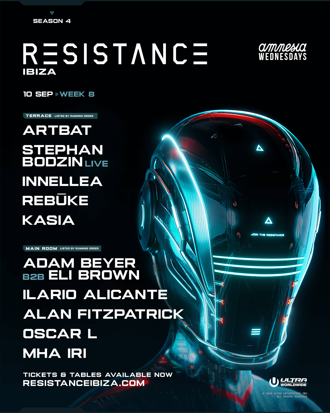 RESISTANCE Ibiza 2025 Week 8