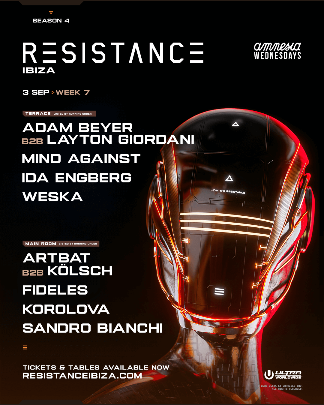 RESISTANCE Ibiza 2025 Week 7