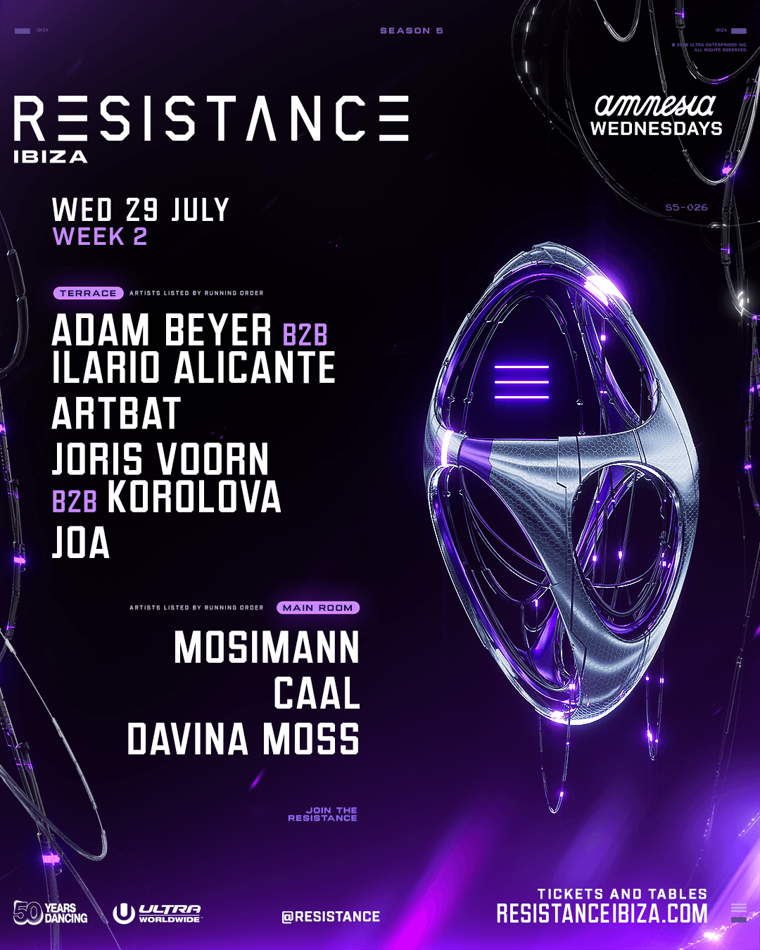 RESISTANCE Ibiza Week 2 - 29 July 2026